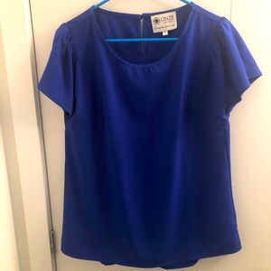 Royal Blue Dress Top